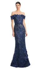 Load image into Gallery viewer, Alexander by Daymor 1971 Off the Shoulder Lace Gown
