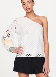 Marie Oliver Tish Top in Raffia