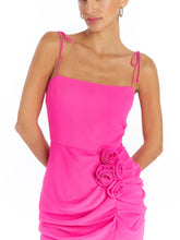 Load image into Gallery viewer, Amanda Uprichard Holly Dress in Hot Pink
