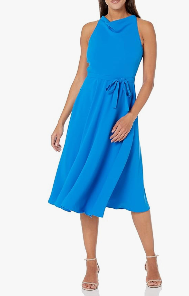 Amanda Uprichard Elondra Dress in Electric Blue Amanda Uprichard Elondra Dress in Electric Blue