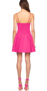 Susana Monaco Poplin Strap Dress in Fuchsia 0624COTD02306