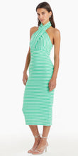 Load image into Gallery viewer, Amanda Uprichard Conchita Dress in Green and White
