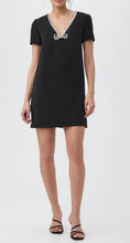 Load image into Gallery viewer, Trina Turk Obelle Dress in Black with Short Sleeve
