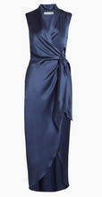 Load image into Gallery viewer, Amanda Uprichard Clara Maxi Dress in Steel Blue
