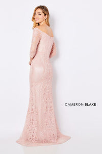Cameron Blake 221688 Off the Shoulder Long Gown