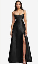 Load image into Gallery viewer, Dessy D840 Open Neckline Twill Gown with Cut-outs
