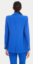 Load image into Gallery viewer, Generation Love Leighton Crepe Blazer in Cobalt Blue

