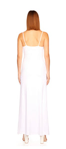 Susana Monaco White Cowl Slip Maxi Dress