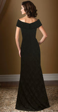 Load image into Gallery viewer, Jasmine K178016X1 Black Off the Shoulder Lace Long Gown
