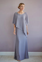 Load image into Gallery viewer, Jasmine M220001 Soft Chiffon Flare Gown
