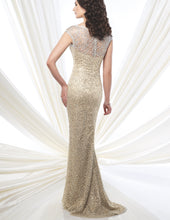 Load image into Gallery viewer, Montage 215912 Elegant beaded lace Long Gown
