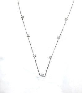 Stars Necklace Sterling