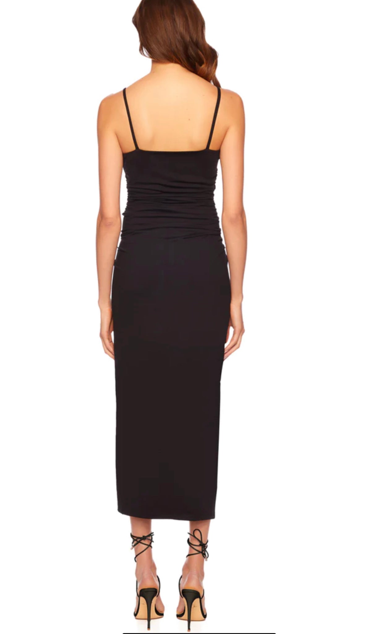 susana monaco ruched dress Susana Monaco Ruched Side Tie Mini Dress