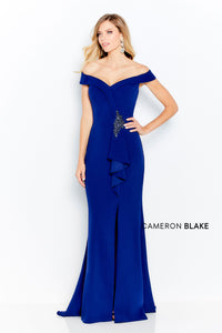 Cameron Blake 120614 Off the shoulder Long Gown