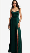 Load image into Gallery viewer, Dessy LB046 Charmeuse Bustier A-line Long Dress
