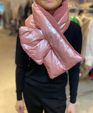 Load image into Gallery viewer, Pink Puffer Scarf
