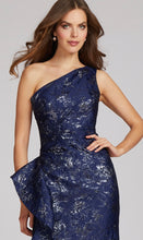 Load image into Gallery viewer, Teri Jon 209064 Jacquard Long One Shoulder Gown

