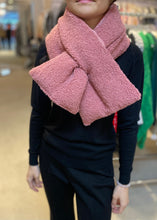 Load image into Gallery viewer, Pink Puffer Scarf
