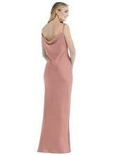 Load image into Gallery viewer, Dessy 8211 Desert Rose Charmeuse Long Gown
