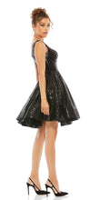 Load image into Gallery viewer, Macduggal 48478 V-Neck Fit and Flare Mini Dress
