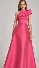 Load image into Gallery viewer, Teri Jon 239003 One Shoulder Coral Stretch Gazar Gown
