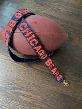 Load image into Gallery viewer, Chicago Bears Navy with Orange Letters Beaded Purse Strap
