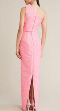 Load image into Gallery viewer, Audrey Brooks A6236 Pink Jacquard One Shoulder Long Gown
