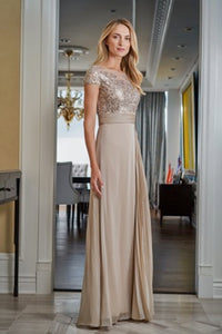 Jade J225017 Lace and Chiffon Gown