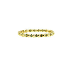 Load image into Gallery viewer, Marlyn Schiff Metal Beaded Bracelet with Pave Stones
