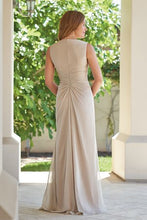 Load image into Gallery viewer, Jade J215005 Chiffon Sleeveless V-Neck Dress
