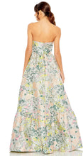 Load image into Gallery viewer, Macduggal 11604 Strapless Floral Brocade Long Gown
