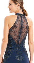 Load image into Gallery viewer, Daymor 1672 Illusion Halter Evening Dress
