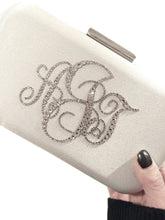 Load image into Gallery viewer, Glamorous New Monogrammed Satin Purse
