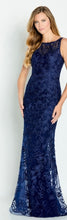 Load image into Gallery viewer, Cameron Blake CB136 Navy Blue Lace Sleeveless Dress

