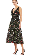 Load image into Gallery viewer, Macduggal 26557 V Neck Floral MIDI Dress
