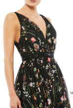 Load image into Gallery viewer, Macduggal 26557 V Neck Floral MIDI Dress
