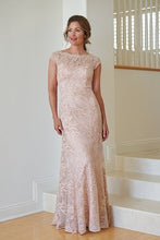 Load image into Gallery viewer, Jade Couture K218015 Beautiful Lace gown with Cap Sleeves
