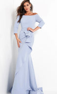 Jovani 00446 Gorgeous Off the Shoulder Long Gown