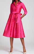 Load image into Gallery viewer, Teri Jon 209275 Hot Pink Shirtdress
