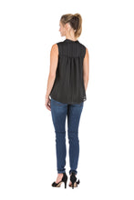 Load image into Gallery viewer, Audrey Black Striped Top with Bow
