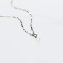Load image into Gallery viewer, Pearl Toggle Necklace
