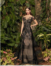 Load image into Gallery viewer, Alexander by Daymor 961 Sequin Long gown with Embroidery
