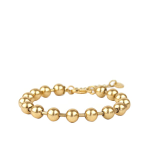 Gold Metal Ball Bracelet