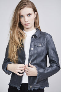 Slate Leather Jacket