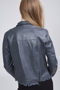 Slate Leather Jacket
