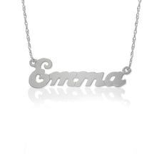 Load image into Gallery viewer, Small Script Nameplate Necklace
